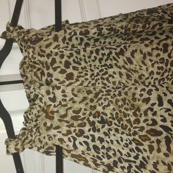 Essentials by Milano women's animal pattern sleeveless top SZ XL NWoT - Picture 12 of 17